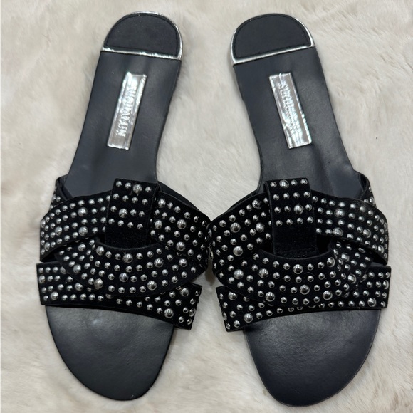 Black Studded sandals (new) - Picture 1 of 3